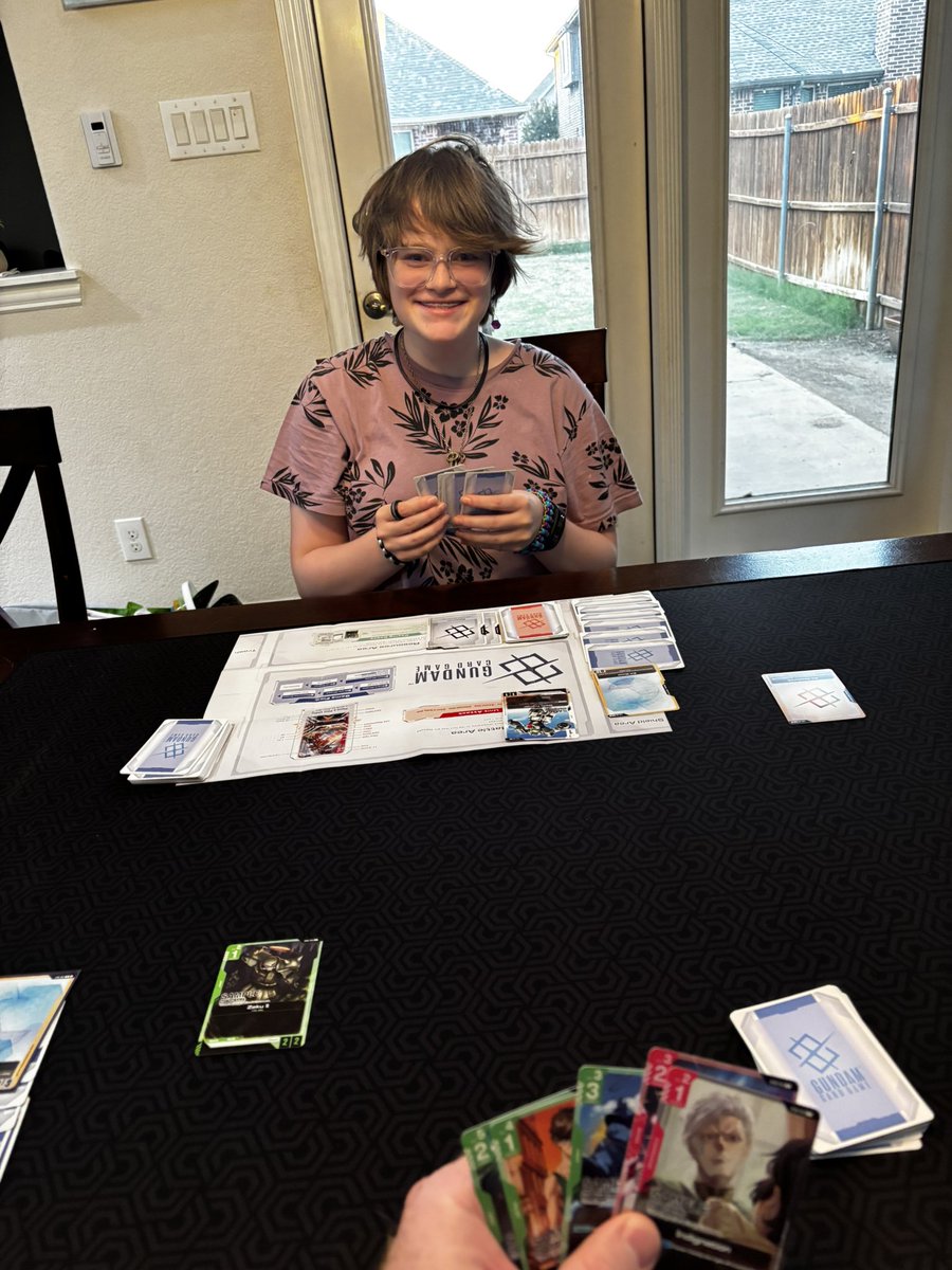 ian (@madcap_ginger) on Twitter photo Teaching the almost 13 year old to play <a href="/GUNDAM_GCG_ENG/">GUNDAM CARD GAME English Version</a> ;)
She beat me with these sample decks haha Teaching the almost 13 year old to play <a href="/GUNDAM_GCG_ENG/">GUNDAM CARD GAME English Version</a> ;)
She beat me with these sample decks haha