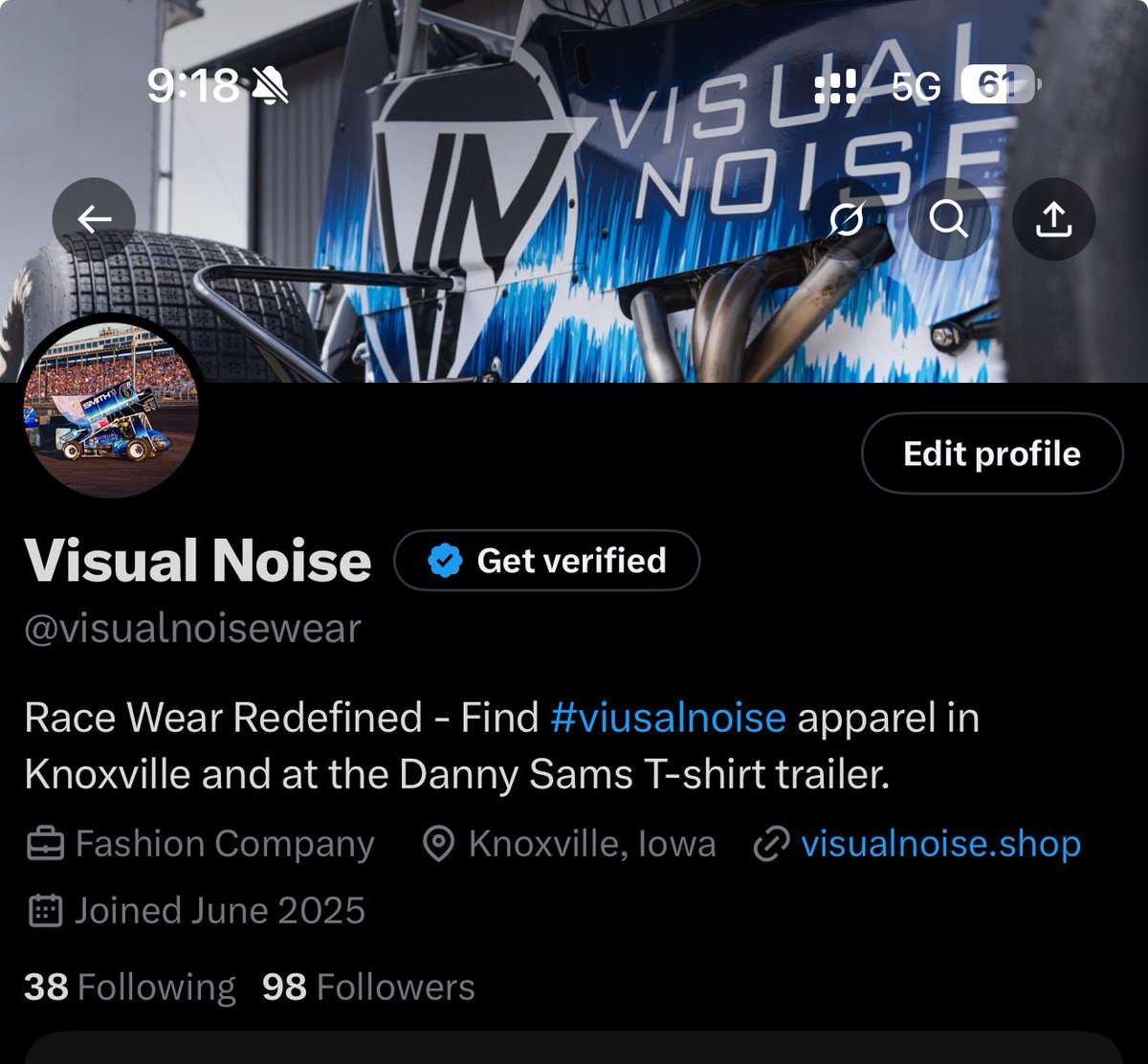 visualnoisewear's tweet photo. So close!!!! Get us to 100! https://t.co/BaSUFd6s96