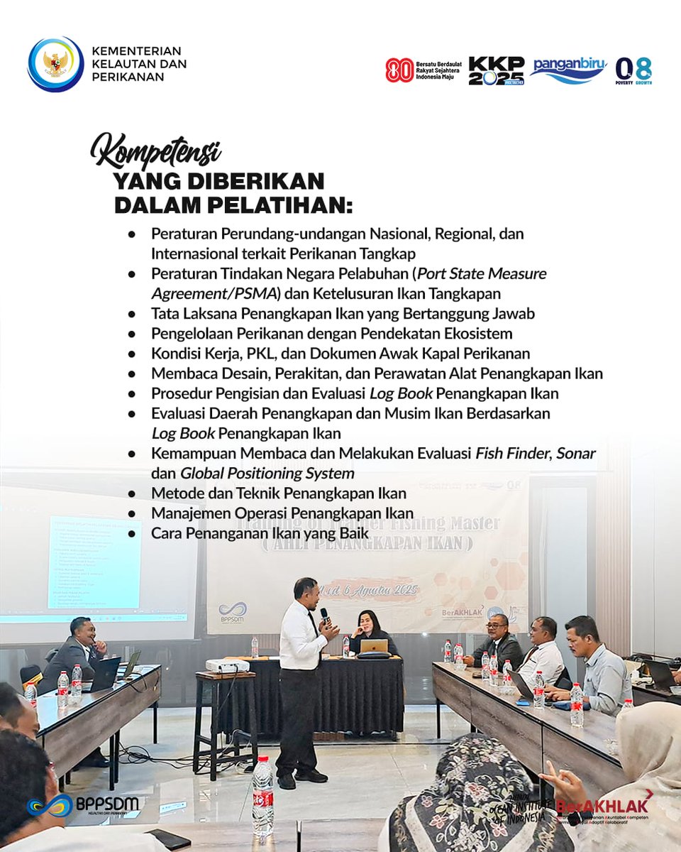 BPPSDM - KP POLTEK KP PANGANDARAN (@kp_pangandaran) on Twitter photo Pelatihan ini dilaksanakan secara luring oleh <a href="/bppsdm_puslatkp/">Pusat Pelatihan KP</a> <a href="/bppsdm_bp3tegal/">PK BLU BPPP Tegal</a>, menghadirkan pengalaman belajar yg interaktif dan efektif melalui interaksi langsung bersama para pakar di bidangnya
#2025KKPRiseTogether #SDMKP #SDMUnggul #PelatihanKP <a href="/kkpgoid/">KKP RI</a> <a href="/in_radiarta/">INRadiarta</a> Pelatihan ini dilaksanakan secara luring oleh <a href="/bppsdm_puslatkp/">Pusat Pelatihan KP</a> <a href="/bppsdm_bp3tegal/">PK BLU BPPP Tegal</a>, menghadirkan pengalaman belajar yg interaktif dan efektif melalui interaksi langsung bersama para pakar di bidangnya
#2025KKPRiseTogether #SDMKP #SDMUnggul #PelatihanKP <a href="/kkpgoid/">KKP RI</a> <a href="/in_radiarta/">INRadiarta</a>