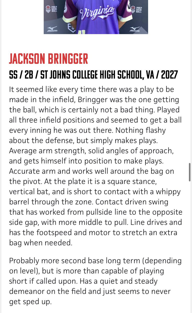 Jackson Bringger 2027 tweet media