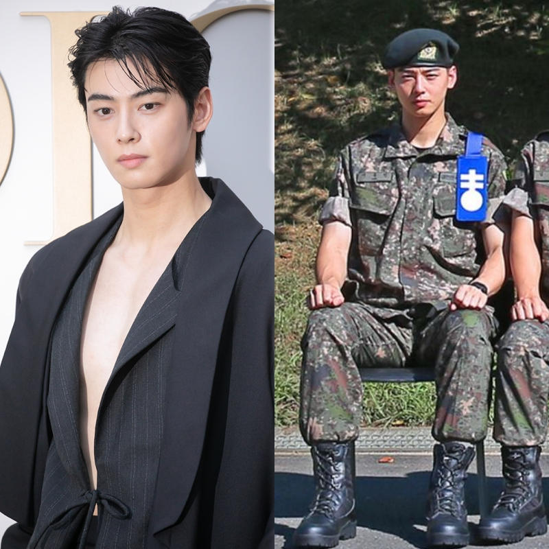 imbcenews's tweet photo. 군대 간 차은우, 이렇게 변했다 
#아스트로 #ASTRO #차은우 #CHAEUNWOO #チャウヌ 
#군입대 #훈련소 #기초군사훈련 #훈련병완장 #iMBC연예 

13일 육군훈련소 홈페이지에는 기초군사훈련을 받고 있는 차은우의 모습이 공개됐다.

공개된 사진 속 각진 베레모와 군복 차림의 차은우는 늠름한 자세로 앉아 정면을 응시하고 있다. 특히 어깨에 중대장 훈련병 완장을 차고 있어 눈길을 끈다.

차은우의 근황은 아스트로 멤버들을 통해서도 전해졌다.

차은우는 지난달 28일 충남 논산 육군훈련소에 입소했다. 기초군사훈련을 받은 뒤 육군 군악대에서 18개월 간 현역 복무 예정이다.

🔗https://t.co/rAZY5BKVYR