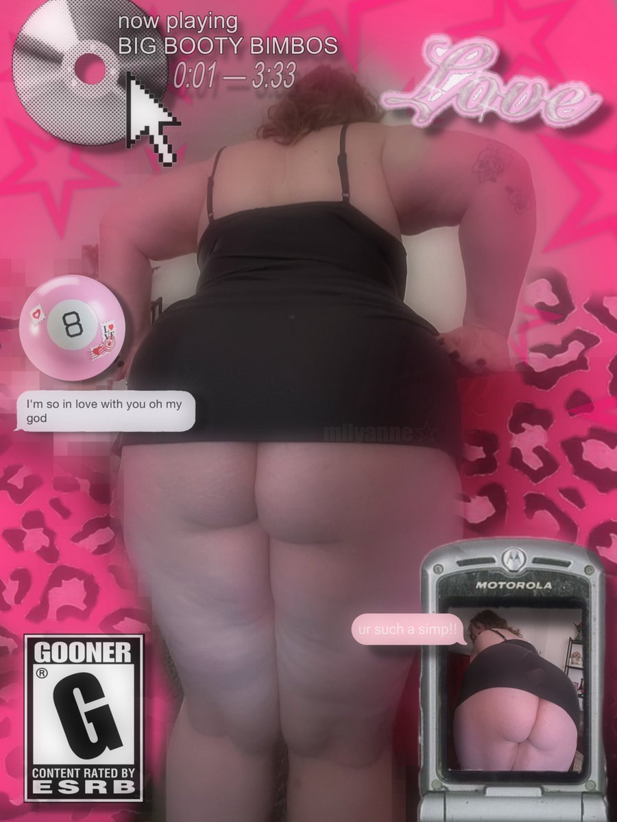 the pink perv haze really starts to kick in the more you send to big greedy ass &amp; porn 🎀☆