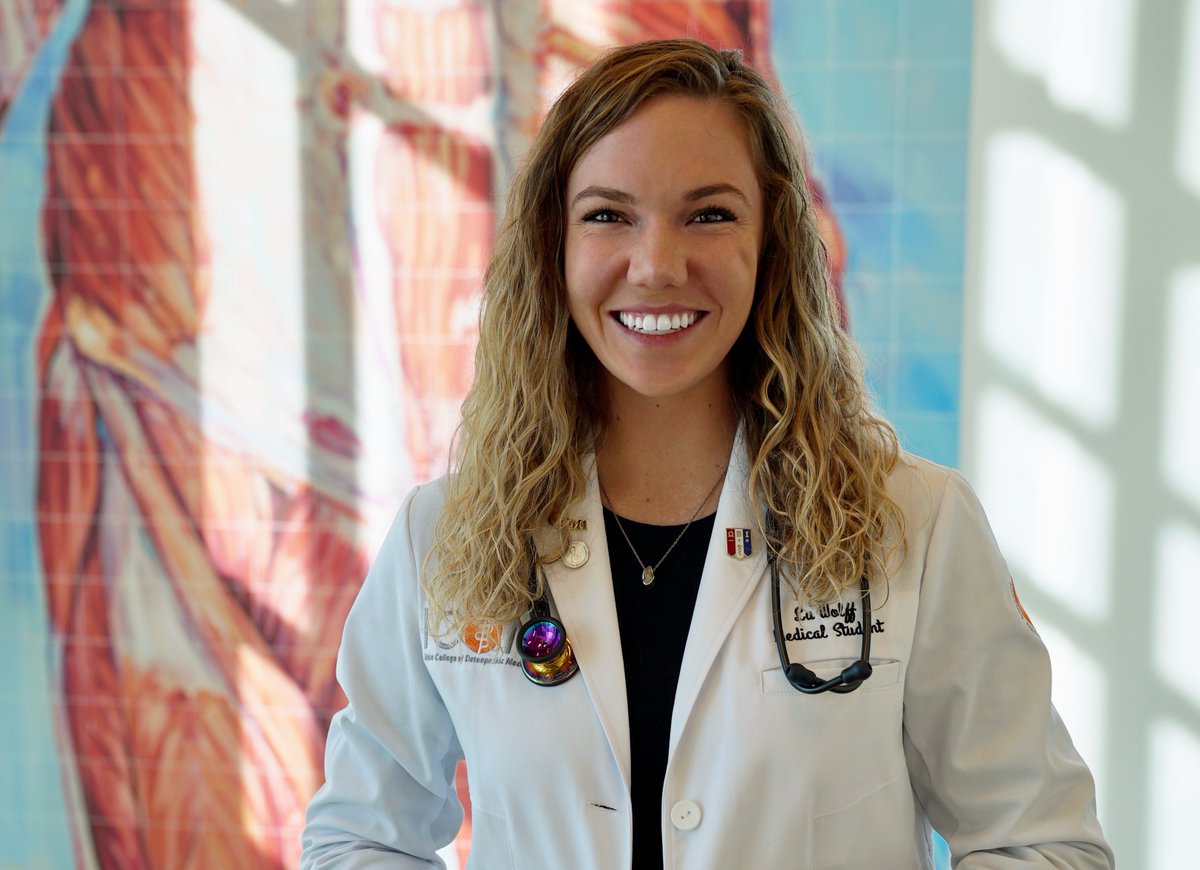 Congratulations to Student Physician Lu Wolff, a third-year student at ICOM, on her recent appointment to the <a href="/AOAforDOs/">AOA</a>  Bureau of Emerging Leaders (BEL) 👏

#IdahoCOM #ICOM #ICOM2027