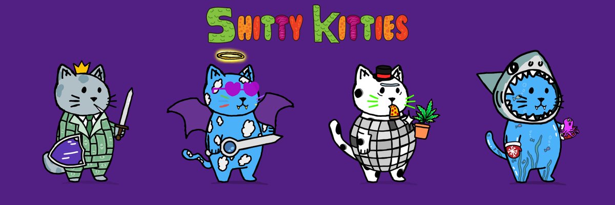 CIDVIK79 (@stmichael94240) on Twitter photo It is amazing what you can do with swaps and shuffles. Go get some of these SK4L kitties. So far completed 195 swaps and 18 shuffles ... creating my unique collection! 😻
<a href="/ShittyKitties_/">shittykitties.algo</a>
#shittyhype
#algorandnfts
shittykitties.art/trait-shuffle
shittykitties.art/trait-swapper It is amazing what you can do with swaps and shuffles. Go get some of these SK4L kitties. So far completed 195 swaps and 18 shuffles ... creating my unique collection! 😻
<a href="/ShittyKitties_/">shittykitties.algo</a>
#shittyhype
#algorandnfts
shittykitties.art/trait-shuffle
shittykitties.art/trait-swapper