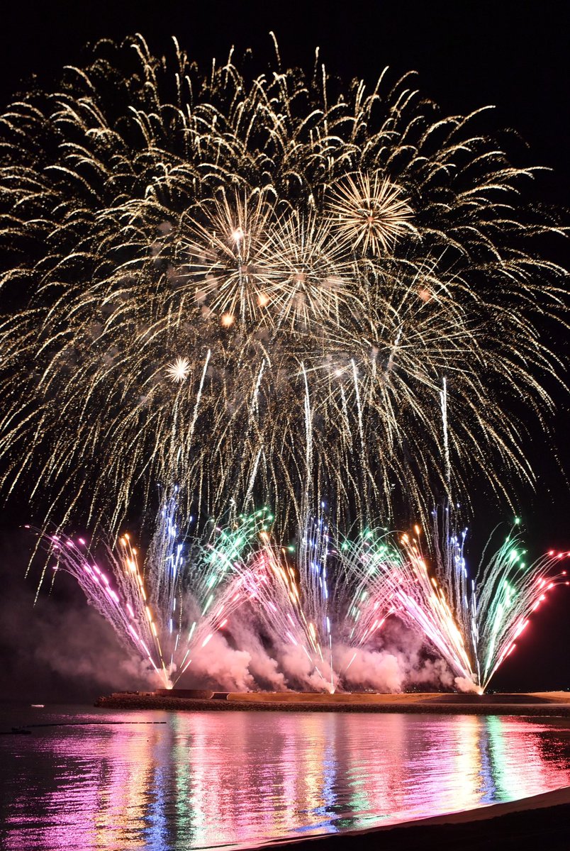 沖縄かなさ花火 supported by セブンｰイレブン･沖縄 tweet media
