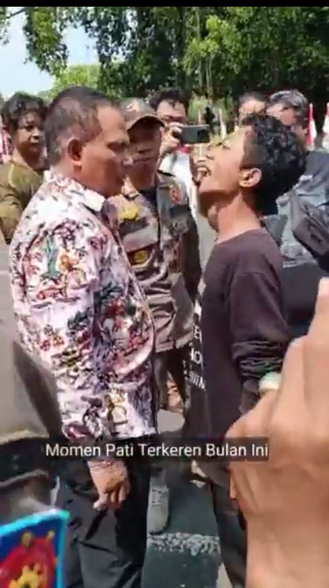 Doa untuk rakyat Pati, Jawa Tengah, yg  kasih peringatan keras ke Bupati yg sewenang2 naikkan pajak PBB-P2 250 % , nantang warga demonstrasi. 
Bupati sudah batalkan kenaikkan pajak, minta maaf. Tapi, rakyat sudah kehilangan kepercayaan.

Dari Pati, perlawanan dimulai.

#PATI