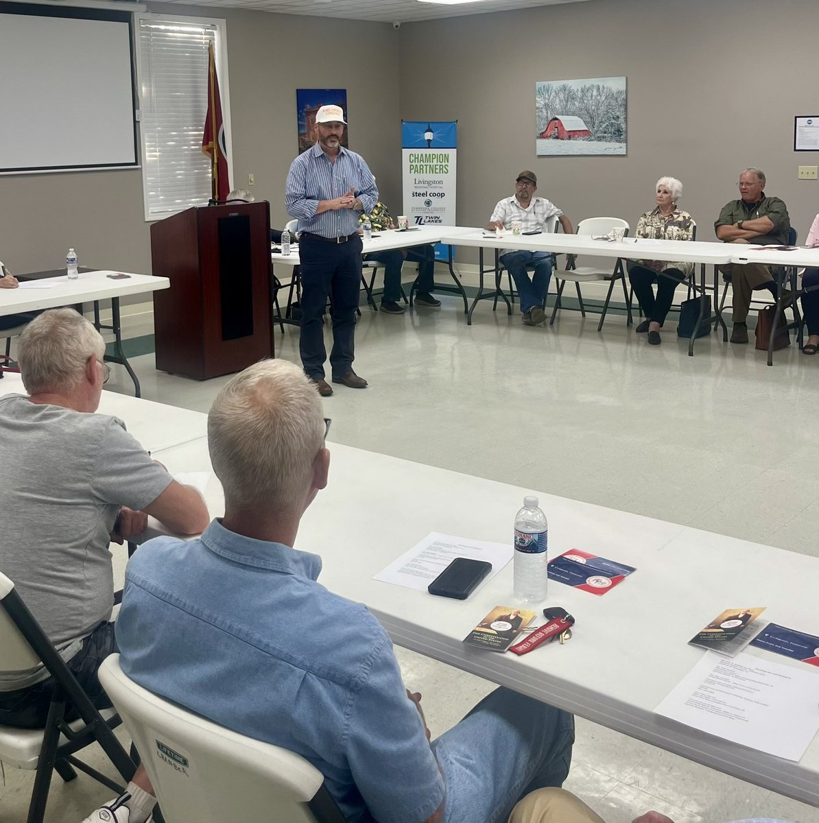 It was great to be with the Overton County GOP tonight! 

We discussed the incredible job <a href="/realDonaldTrump/">Donald J. Trump</a> is doing and my commitment to ALWAYS stand up for the America First agenda in Congress.