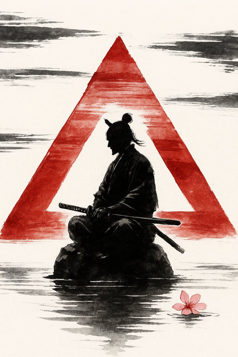 aqio885's tweet photo. In the stillness, the warrior waits.
Steel in hand, patience in heart.
The bloom drifts by — a promise kept. 🌸⚔️🔺
#Tobyworld #Bushido #Patience https://t.co/necuCzhiNL