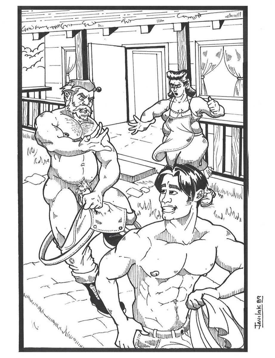Javilak89's tweet photo. Cmmsn for @fr_defenestrato. Thanks for the oportunity again🙏🏻. Daddy Redhead is on fire🔥🍆💦🤤
#gay #LGBTQCreators #queerart #homoeroticart #hunkdaddy  #twunk #gayfanart #manbush https://t.co/SH3eMpaK8A