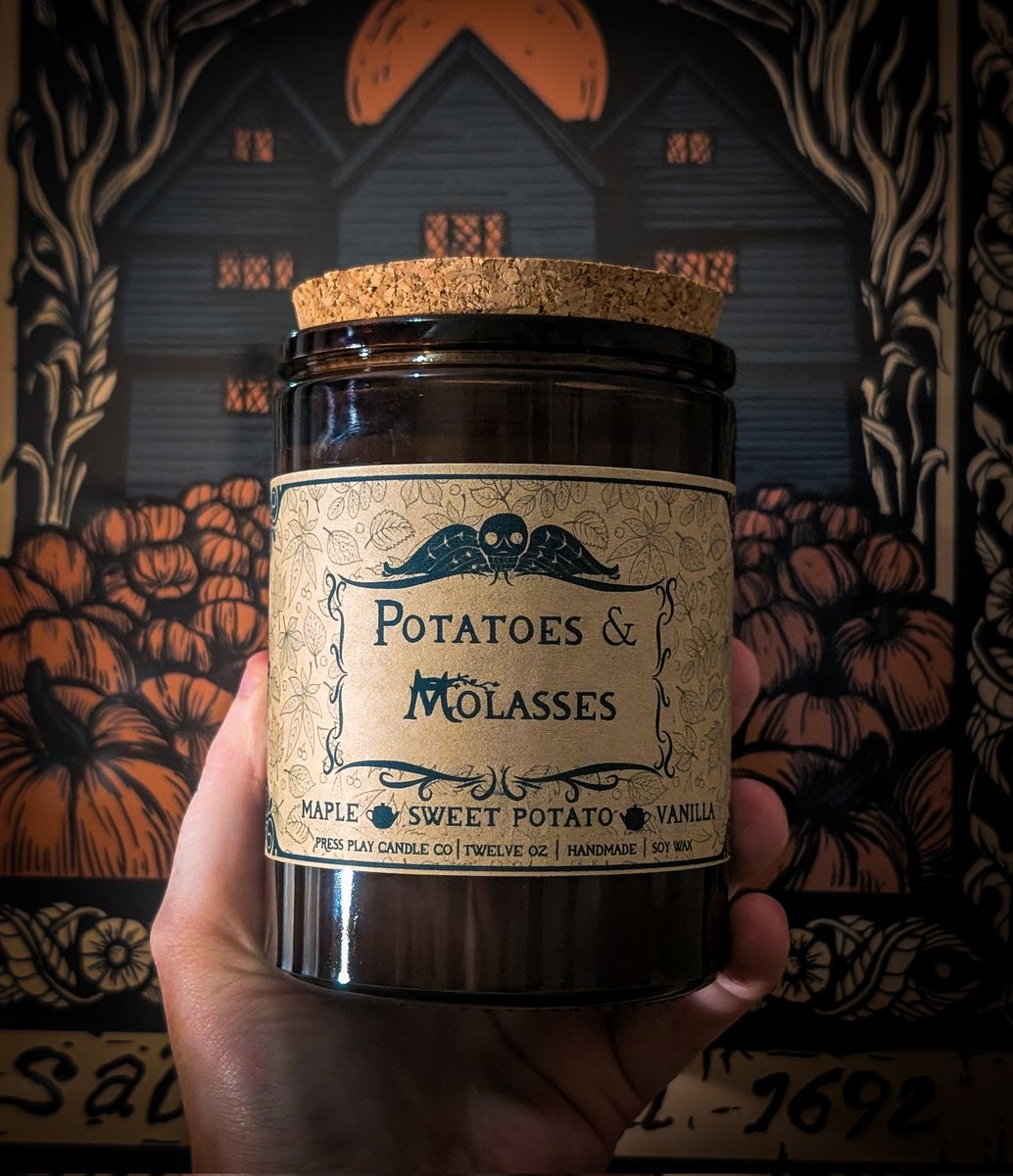 ohmytrashley's tweet image. 🐸🎃 8.15.25 🎃🐸

#Overthegardenwall release.

pressplaycandleco.com