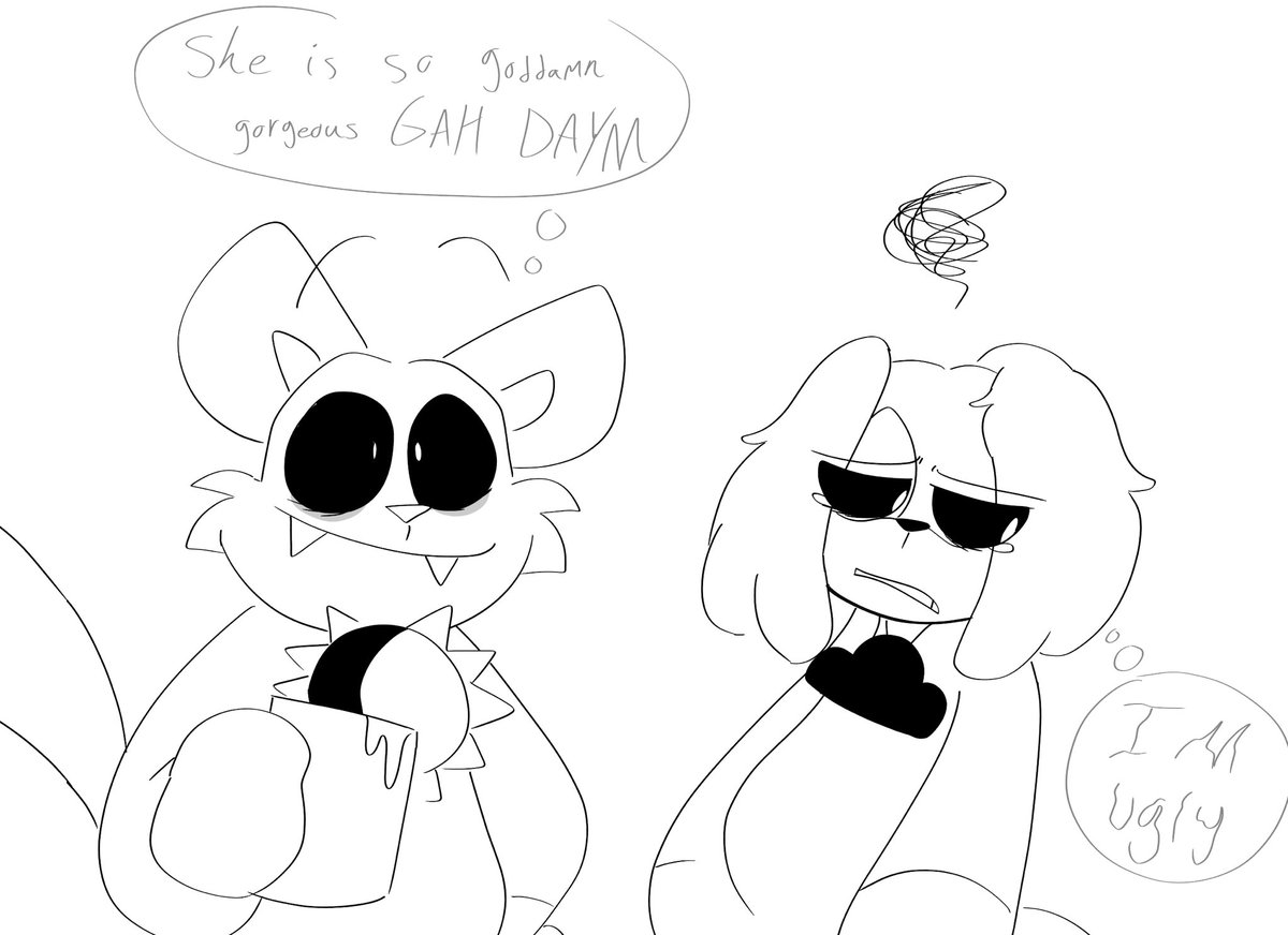 FrenchPuppet_'s tweet photo. YAYYY LESBIANS
#cloudyeclipse #catfeine #dogpressed #frowningcritters #fanart https://t.co/atexV8wNOW