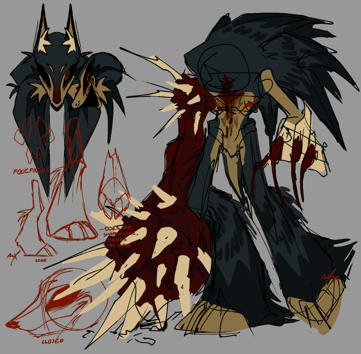 Kolorot's tweet photo. mmm im kolossosing it (messy redesign concept)
#kolossos #SETD #sonicexethedisaster https://t.co/rMH5x9ziV8