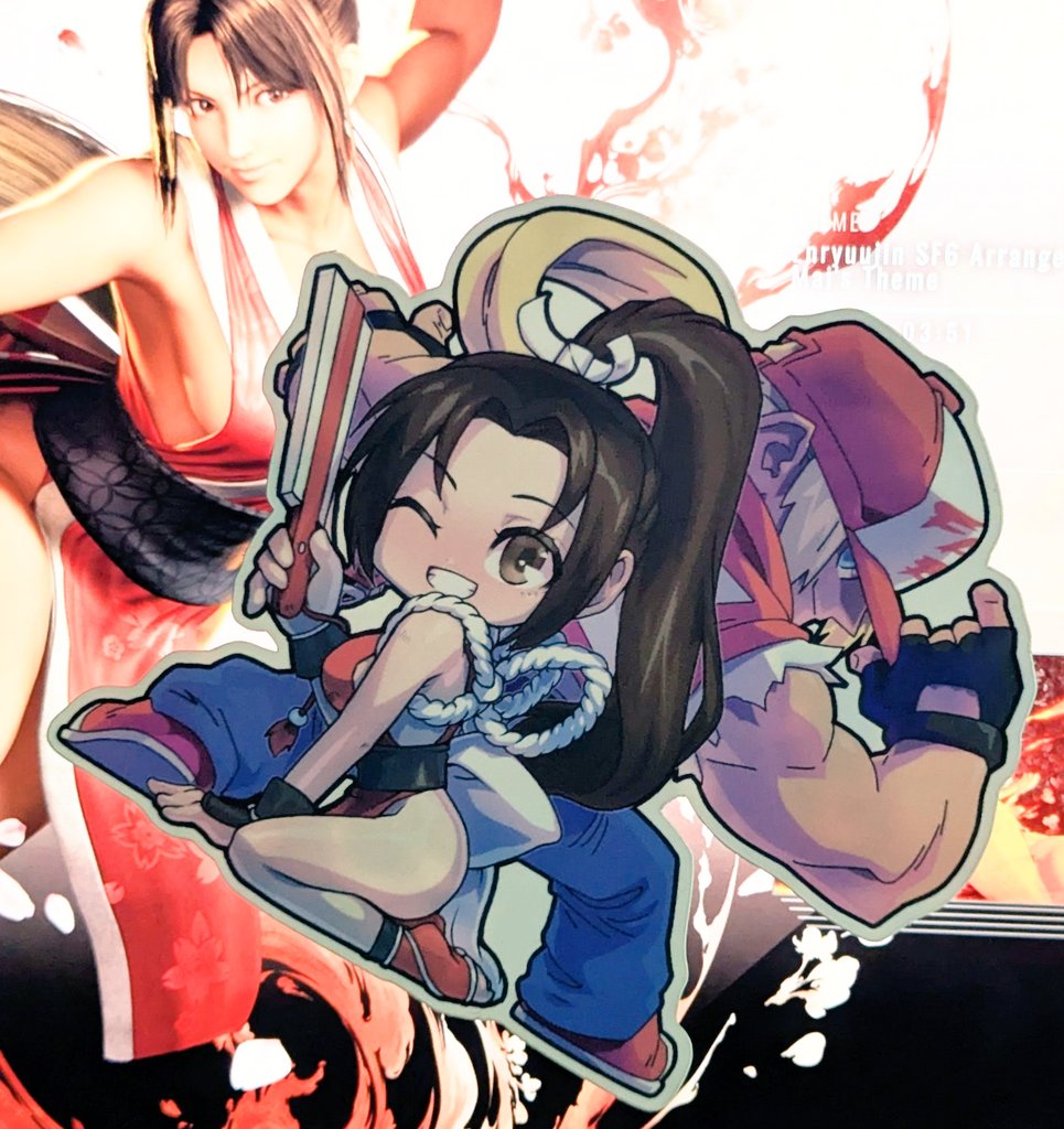 This chibi #chunli was drawn for the sticker collab with <a href="/theCHAMBA/">CHAMBA</a> but I was supposed to draw the #SF6 outfit 😂

The collab stickers are available in my Etsy shop (link in bio). Buy the set &amp; get a classic Chun sticker for free.

#djmikanart #StreetFighter #MaiShiranui #elena