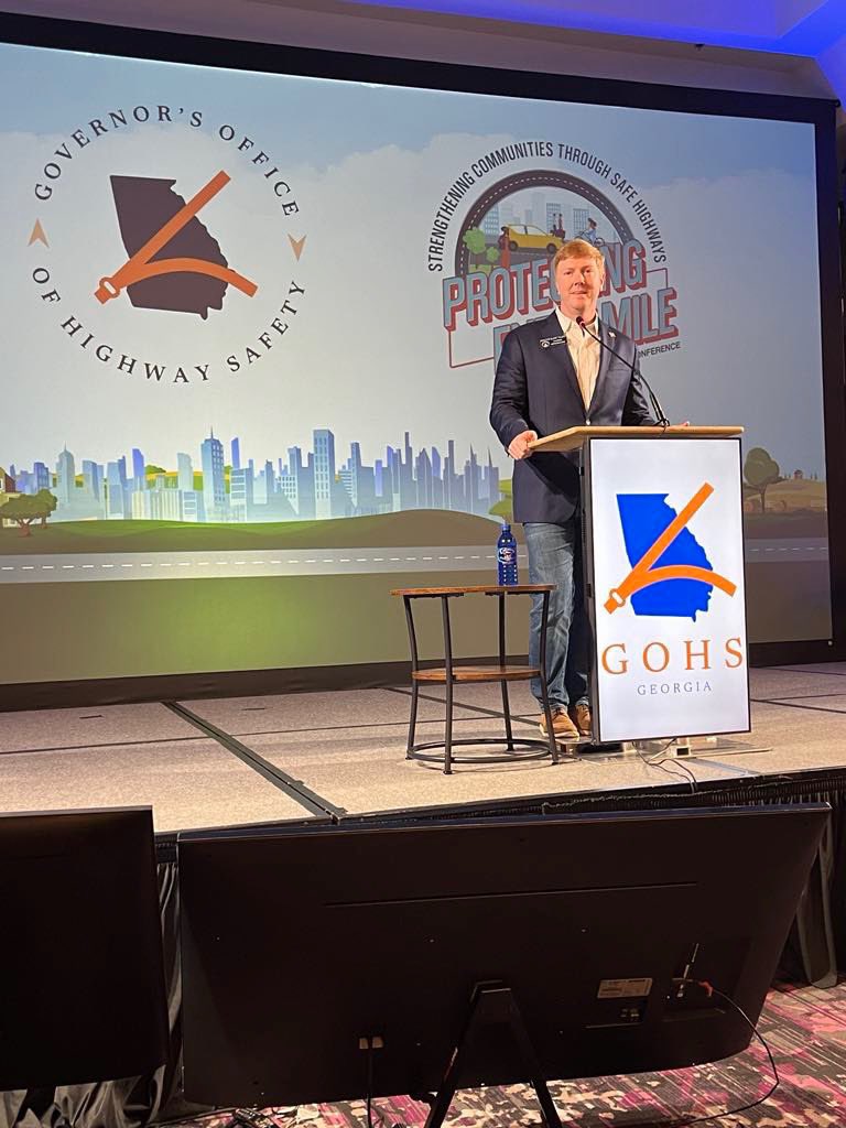 Thrilled to be back in Savannah for the Governor’s Office of Highway Safety Awards Dinner! Honored to have the opportunity to speak and celebrate the incredible work being done to keep our roads safe. Thank you for having me!