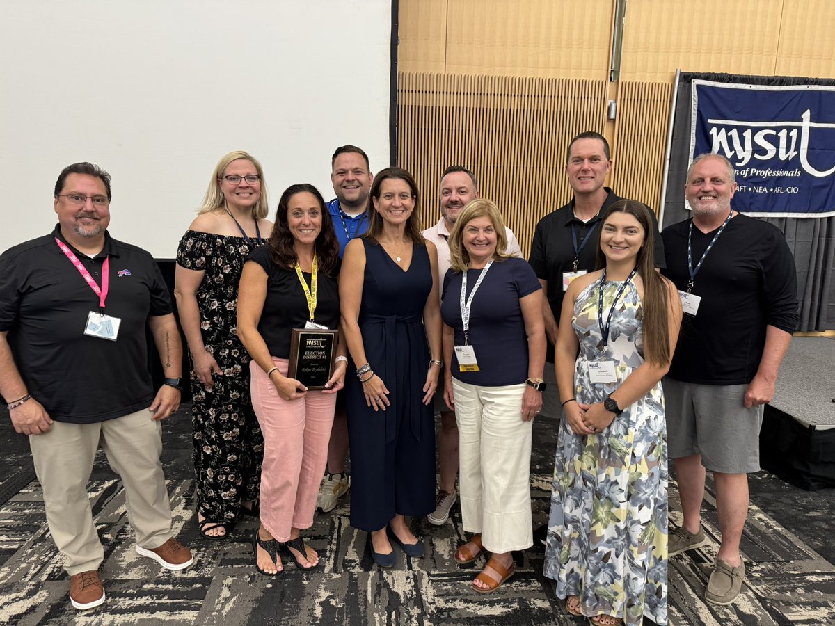 Today we kick off @NYSUT’s Summer Tour of regional conferences with <a href="/NYSUTWNY/">NYSUT WNY</a> in Erie, PA—thank you to every member leader for your service to your local union and our students. Here’s to a summer of listening, learning, and lifting up public education 🙌