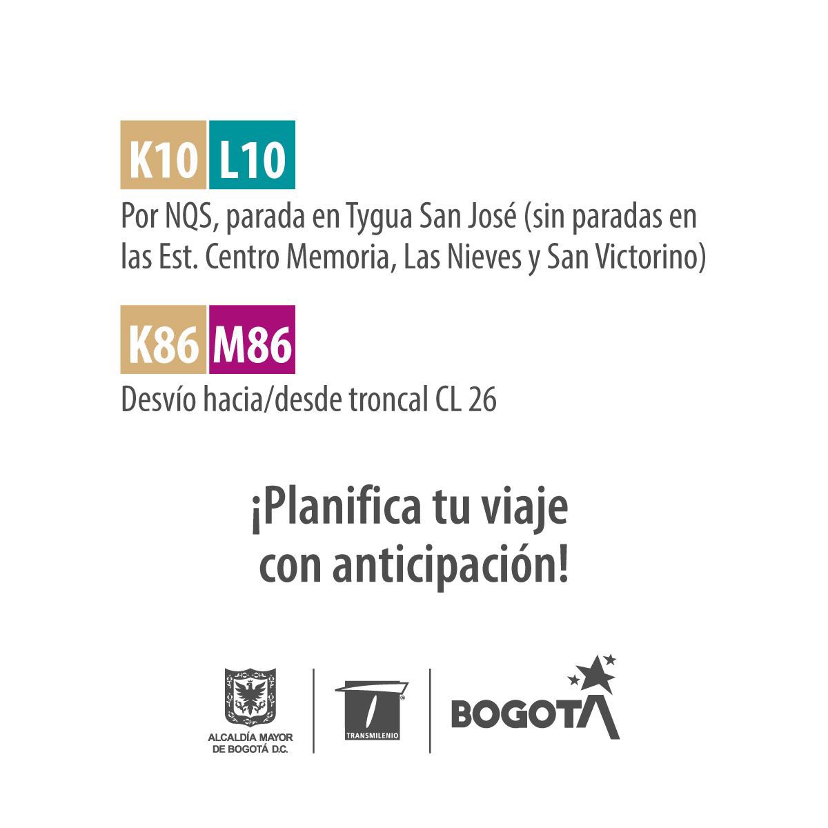 TransMilenio tweet media