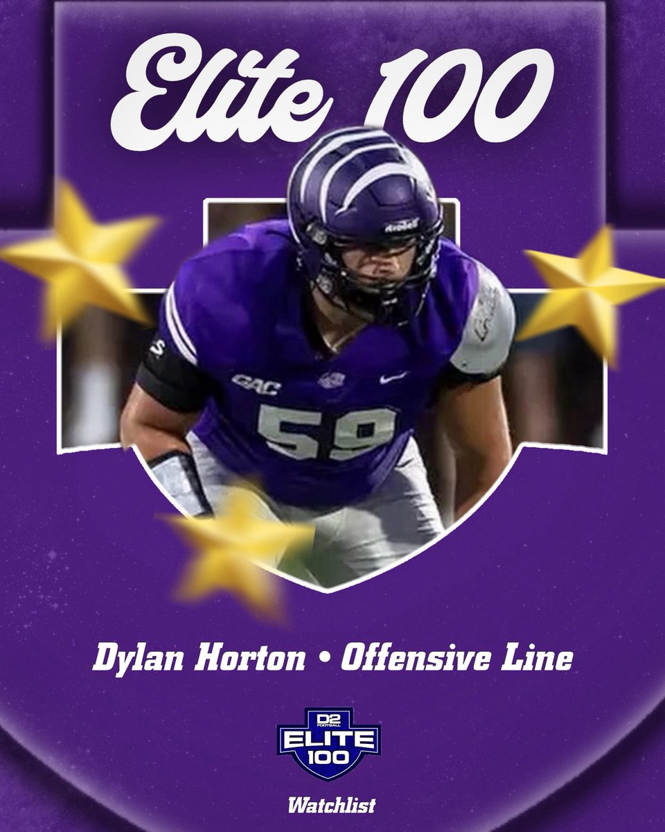 Elite 100 Watchlist honors for our guy! 

#FinishEmpty l #D2FB