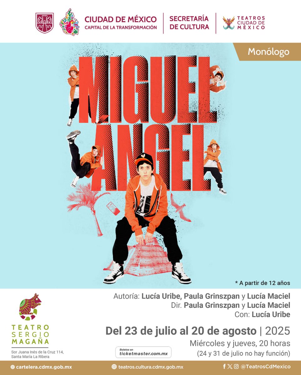 Pases dobles para Miguel Ángel 
Miércoles 8 p.m
Teatro Sergio Magaña 

1 retwittear 
2 nombre completo 
3 los que tengan ❤️ media hora antes en taquilla y ganaron en #Promo_Artes
4 compartir fotos del evento