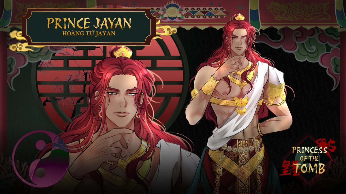 ☯️[Love interest introduction] Prince Jayan: The refined and charismatic royal from a neighboring southern kingdom, embodies elegance and luxury in every aspect. Officially visiting your nation on a diplomatic mission, it soon becomes clear that his reasons for being here are far