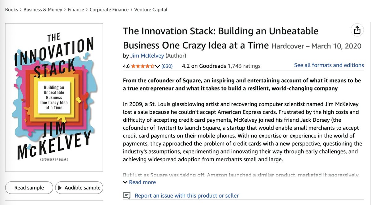 this is the best business book ever written its basically a man who ran the  st louis fed telling you how he cofounded Square with jack dorsey this is  the best business