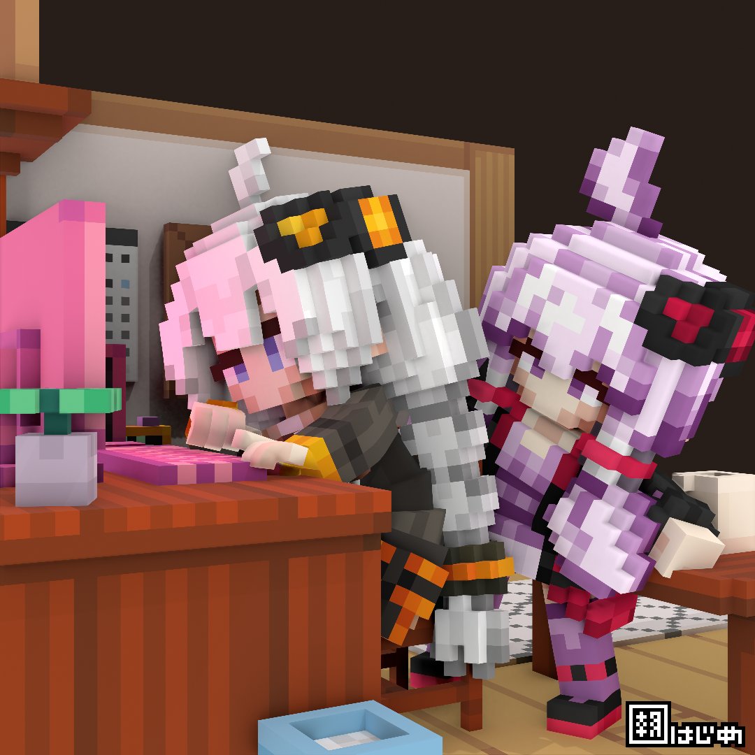 asayumehajime's tweet image. じと…
#voxelart #b3d