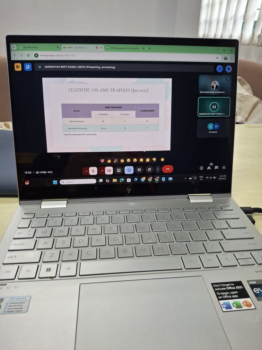 Now, all pharmacist in all sectors - public or private can apply to be credential in AMS. You need to complete AMS training in appointed AMS training centre and actively involved in AMS related activities. AMS is the first to be in this pathway!
pharmacy.moh.gov.my/ms/entri/crede…