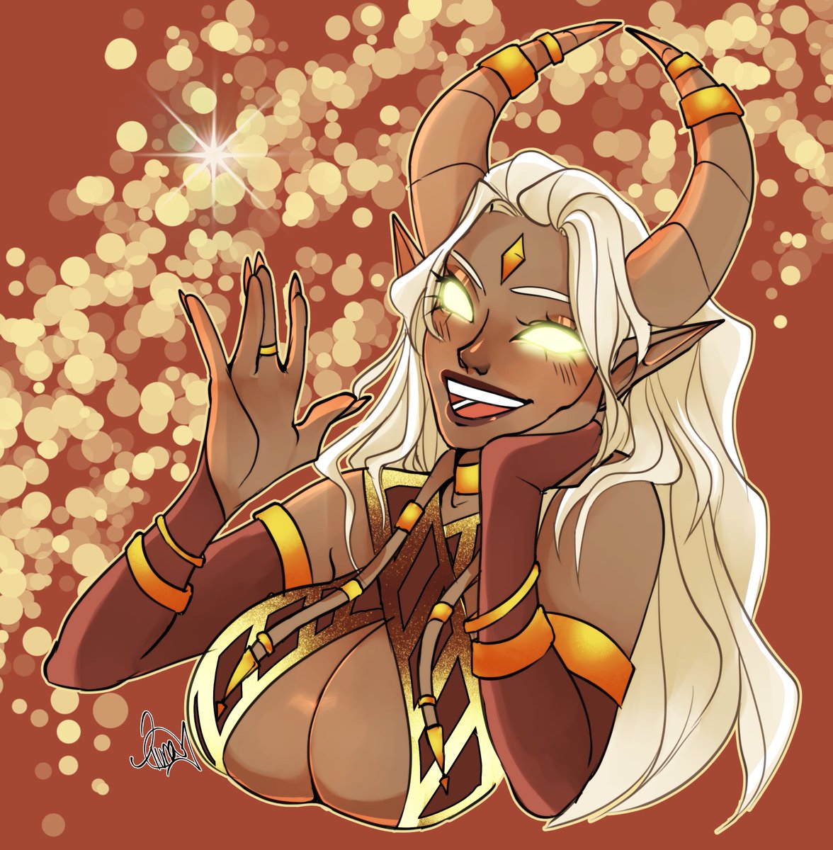 Here's a gorgeous piece I finished up for <a href="/Apherium1/">Aphe</a> recently!!
Enjoy this babe!! 🥰🥰