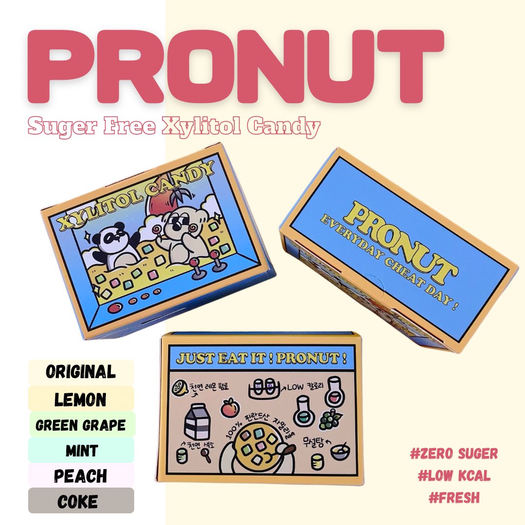 __22_zzZ's tweet photo. #PR
#PRONUT
💛プロナッツ(@pronut_jp )
シュガーフリーキシリトールキャンディー
\手軽に持ち歩ける!すっきりタイム/
シュガーフリー(糖類ゼロ)※の小粒キャンディー
キシリトールの爽やかな甘味と軽やかな後味で、口の中がすっきり。
仕事中や移動中のちょっとしたリフレッシュにぴったり⭐️
ポーチやデスクに常備しておけば、甘いものが欲しい時も気軽にひと粒。
全6種類で飽きずに色んなフレーバーが楽しめる✨
甘さを楽しみながら糖分は控えたい方におすすめ!持ち歩きたくなるような可愛いパッケージでテンション上がる〜🙌🏻💗
シャリシャリした食感で癖になる感じ💭
レモン味🍋とピーチ味🍑が個人的にお気に入りでした❕
※糖類ゼロは商品表示に基づく
https://t.co/l1jgotl3p1