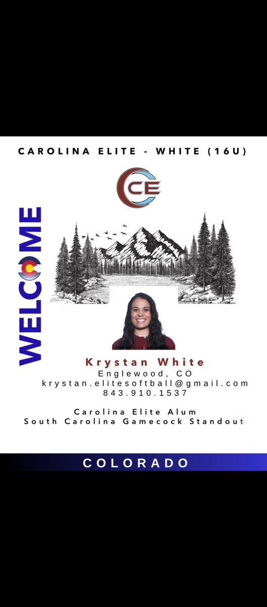🚨BIG NEWS 🚨
We're thrilled to welcome Krystan White <a href="/KrystanWhite/">Krystan White</a> - former Carolina Elite Alum and <a href="/GamecockSoftbll/">South Carolina Softball</a> alum, BACK to the Elite family!💪 
She's bringing her championship mindset to our newest adventure:
Carolina 🏝️➡️ Colorado 🏔️🥎
#compete4elite #surforski