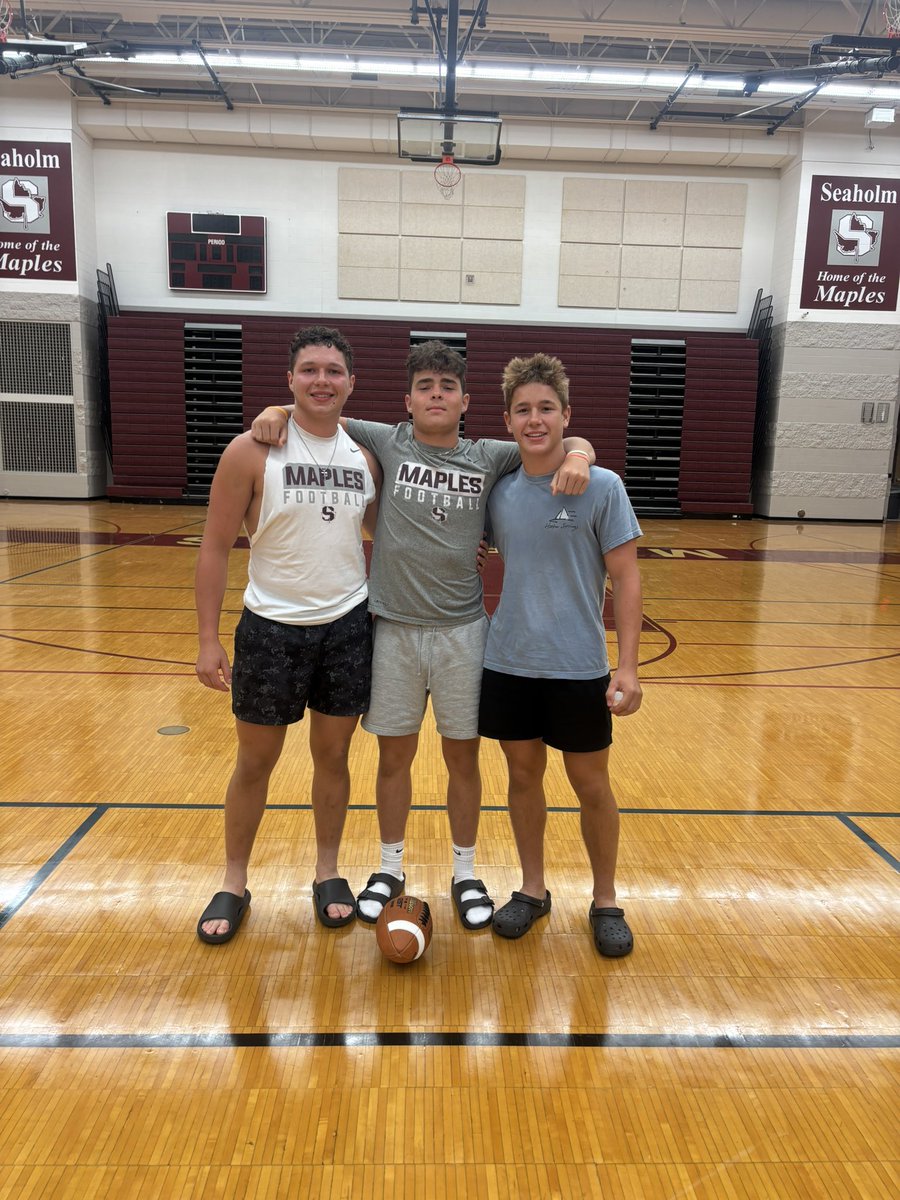 Bill Watson (@bill_watson19) on Twitter photo Your 2025 Seaholm Maples varsity football captains:
🍁🏈 <a href="/Max_Kruger117/">Maxwell N Kruger</a>
🍁🏈 <a href="/pjackhughes/">Patrick Hughes</a>
🍁🏈 <a href="/Crad_Swanson/">Conrad Swanson</a>
Congratulations!!!
#BeAdude #MapleNasty #MaplePride
<a href="/TheMapleForest/">THE FOREST</a> <a href="/SeaholmFootball/">Seaholm Maples Football</a> <a href="/MIPrepZone/">MIPrepZone</a> <a href="/TheD_Zone/">The D Zone</a> <a href="/folsomwrites/">Brandon Folsom</a> <a href="/OAAscouts/">Jake</a> Your 2025 Seaholm Maples varsity football captains:
🍁🏈 <a href="/Max_Kruger117/">Maxwell N Kruger</a>
🍁🏈 <a href="/pjackhughes/">Patrick Hughes</a>
🍁🏈 <a href="/Crad_Swanson/">Conrad Swanson</a>
Congratulations!!!
#BeAdude #MapleNasty #MaplePride
<a href="/TheMapleForest/">THE FOREST</a> <a href="/SeaholmFootball/">Seaholm Maples Football</a> <a href="/MIPrepZone/">MIPrepZone</a> <a href="/TheD_Zone/">The D Zone</a> <a href="/folsomwrites/">Brandon Folsom</a> <a href="/OAAscouts/">Jake</a>