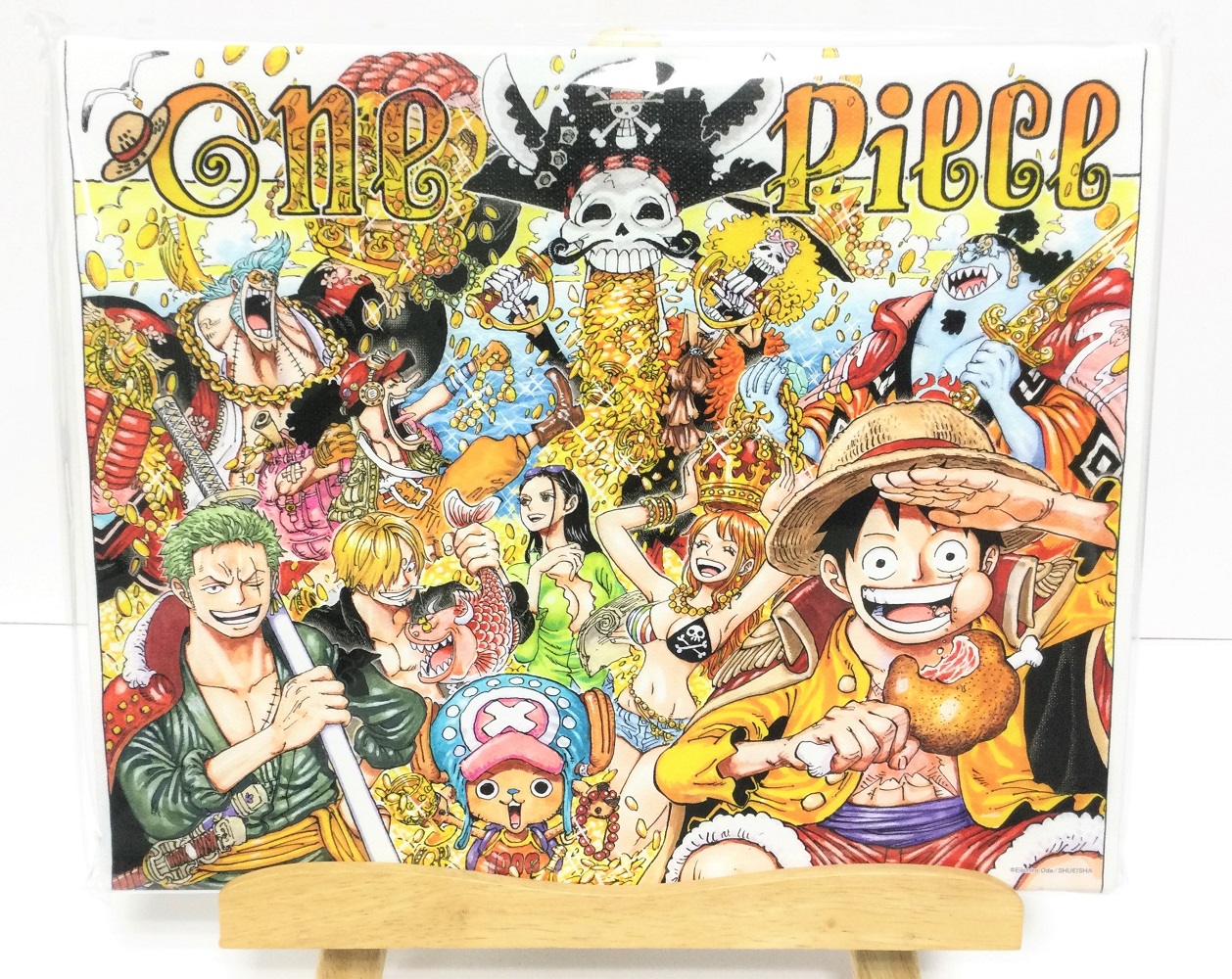 希少　100枚限定　ワンピース　カシオアート　パネル　麦わらの一味　レア ワンピースをモチーフにした「カシオアート」第二弾 - 2014年
