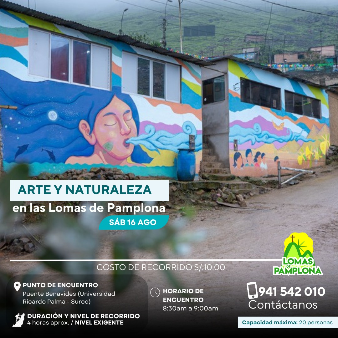 L@s invitamos a nuestro próximo recorrido de esta temporada "verde" para disfrutar del trabajo de "Májez" y del increíble patrimonio natural llamado #LomasDePamplona. 🌱

Inscripciones: forms.gle/w7bJnu9UGMwZNa… 🔗

Más detalles: 941542010 (WhatsApp) 📱

¡Nos vemos en las lomas! 🤗