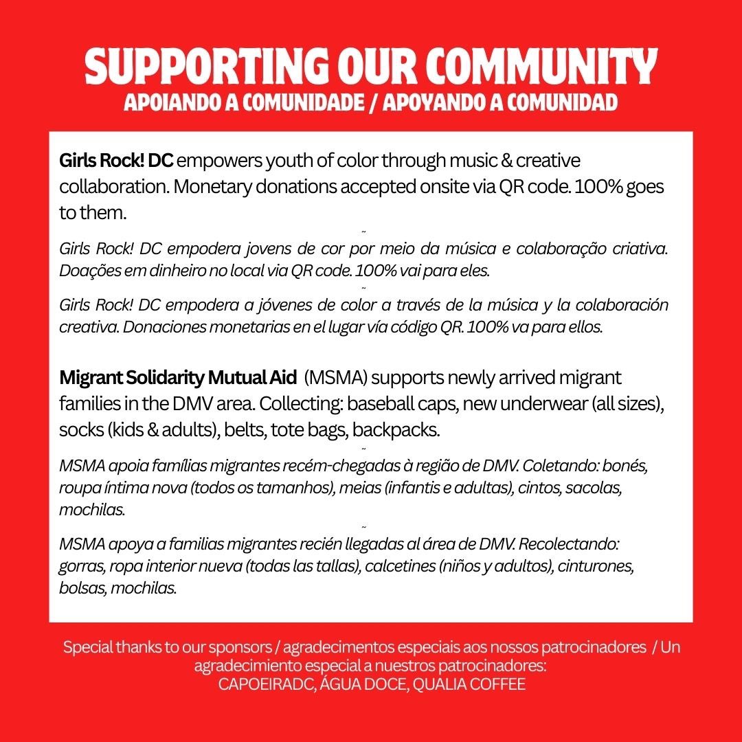 BatalaDC's tweet image. Our annual community outreach event – Be a Drummer for a Day – is coming up on Saturday, September 20th! 
Sign up now to join us for one of our favorite traditions! ❤️🥁

eventbrite.com/e/be-a-drummer…