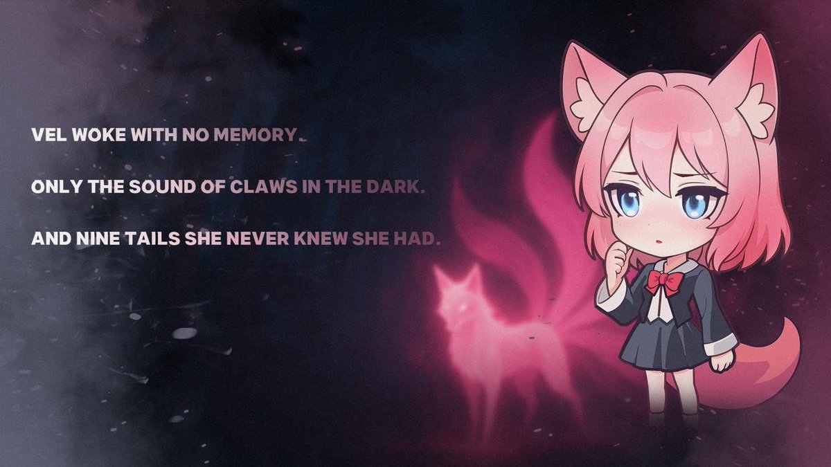 Vel — The Nine-Tailed Demon Huntress

Vel is a half-gumiho born of a legendary fox spirit and a human - a child of two worlds. She awoke in the human realm with no memory, her only clue a shimmering pink tail… and a strange seal pulsing within it.

Spekter Agency found her and