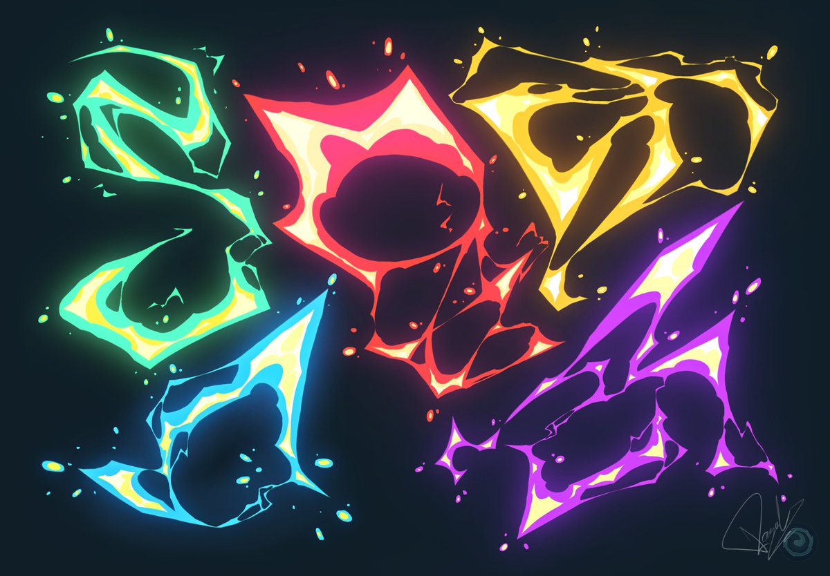 razulartworks's tweet photo. Small thunderbolt practice doodles and bright colors!
#vfx #conceptart #shapes #colors https://t.co/fGAERigGaY