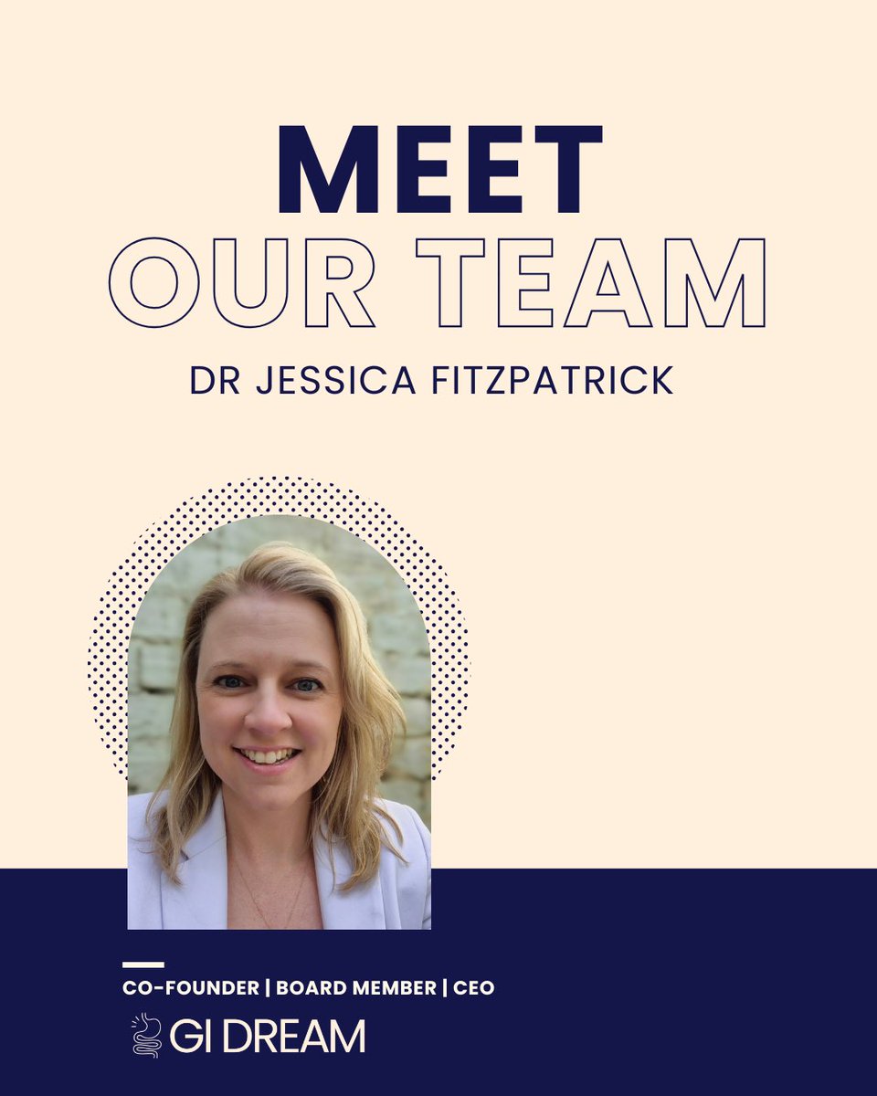 Introducing the GI DREAM Team:

<a href="/Jess_Fitz_APD/">Jessica Fitzpatrick</a> Co-Founder | Board Member | CEO 

Read more about Dr Jessica Fitzpatrick and GI DREAM at gidream.org