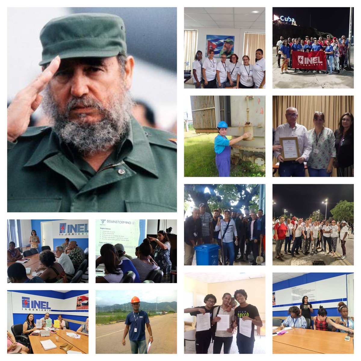 InelProyec17894's tweet photo. Cada 12 de agosto el mundo celebra el Día Internacional de la Juventud,  para reconocer el papel esencial de los jóvenes  como agentes de cambio; comprometidos con su tiempo y su historia. La juventud y experiencia de #INEL se hacen eco de las enseñanzas de Fidel https://t.co/WW76YrwRAm