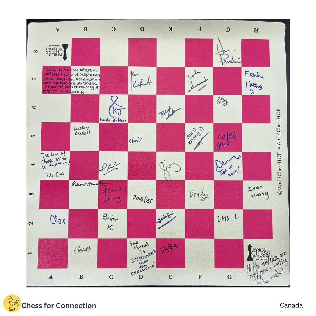 Chess for Connection (@chessforcxt) on Twitter photo ๐What an incredible weekend at the 2025 Canadian Intergenerational Chess Challenge celebrating FIDE Social Chess Year '25
Thank you to those who came out to compete, volunteer, and cheer each other on!๐
๐ทMore Photos: facebook.com/share/p/1EpCuwโฆ
<a href="/FIDESocialChess/">FIDE_SocialChess</a> ๐What an incredible weekend at the 2025 Canadian Intergenerational Chess Challenge celebrating FIDE Social Chess Year '25
Thank you to those who came out to compete, volunteer, and cheer each other on!๐
๐ทMore Photos: facebook.com/share/p/1EpCuwโฆ
<a href="/FIDESocialChess/">FIDE_SocialChess</a>