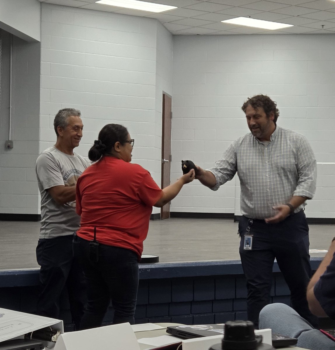 Adriane New (@adrianenew) on Twitter photo Bingham's first staff Polaris Award given to the fantastic custodial crew who helped transform <a href="/BinghamBears/">Bingham MS</a> over the summer! #bearsrising #isdAVID Bingham's first staff Polaris Award given to the fantastic custodial crew who helped transform <a href="/BinghamBears/">Bingham MS</a> over the summer! #bearsrising #isdAVID