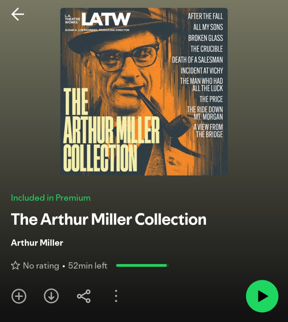 Mitch Roush (@mitchroush) on Twitter photo Discovering <a href="/LATheatreWorks/">LATheatreWorks</a> has some of their backlog on Spotify has been the find of my Summer.
🎧 🎭 Discovering <a href="/LATheatreWorks/">LATheatreWorks</a> has some of their backlog on Spotify has been the find of my Summer.
🎧 🎭