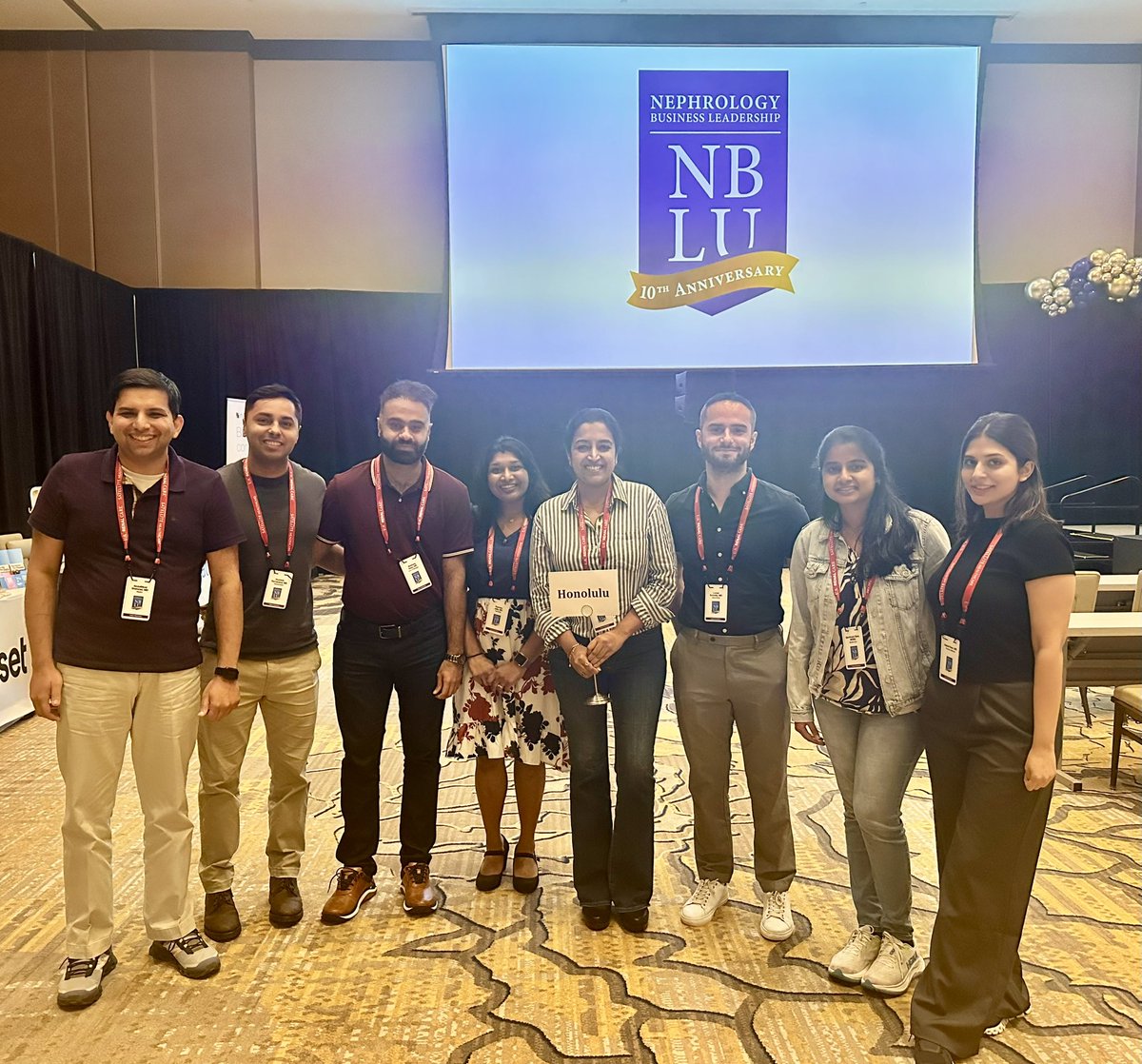 nehadebnathmd's tweet photo. Say Aloha to Healthy Kidneys - with Coral Reef Renal Team (CRRT) #NBLUniv
#NBLU2025
#Futureleaders #NephFellows #Nephrologyexcellence https://t.co/WoVwgyxFlH