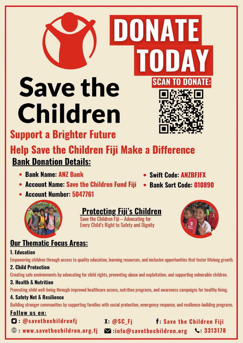 Every child deserves a childhood filled with safety, health, and education. Save the Children is on the ground, providing essential trainings, support and raising awareness across local schools and communities. Your donation makes a difference.
#DonateToday #GiveHope