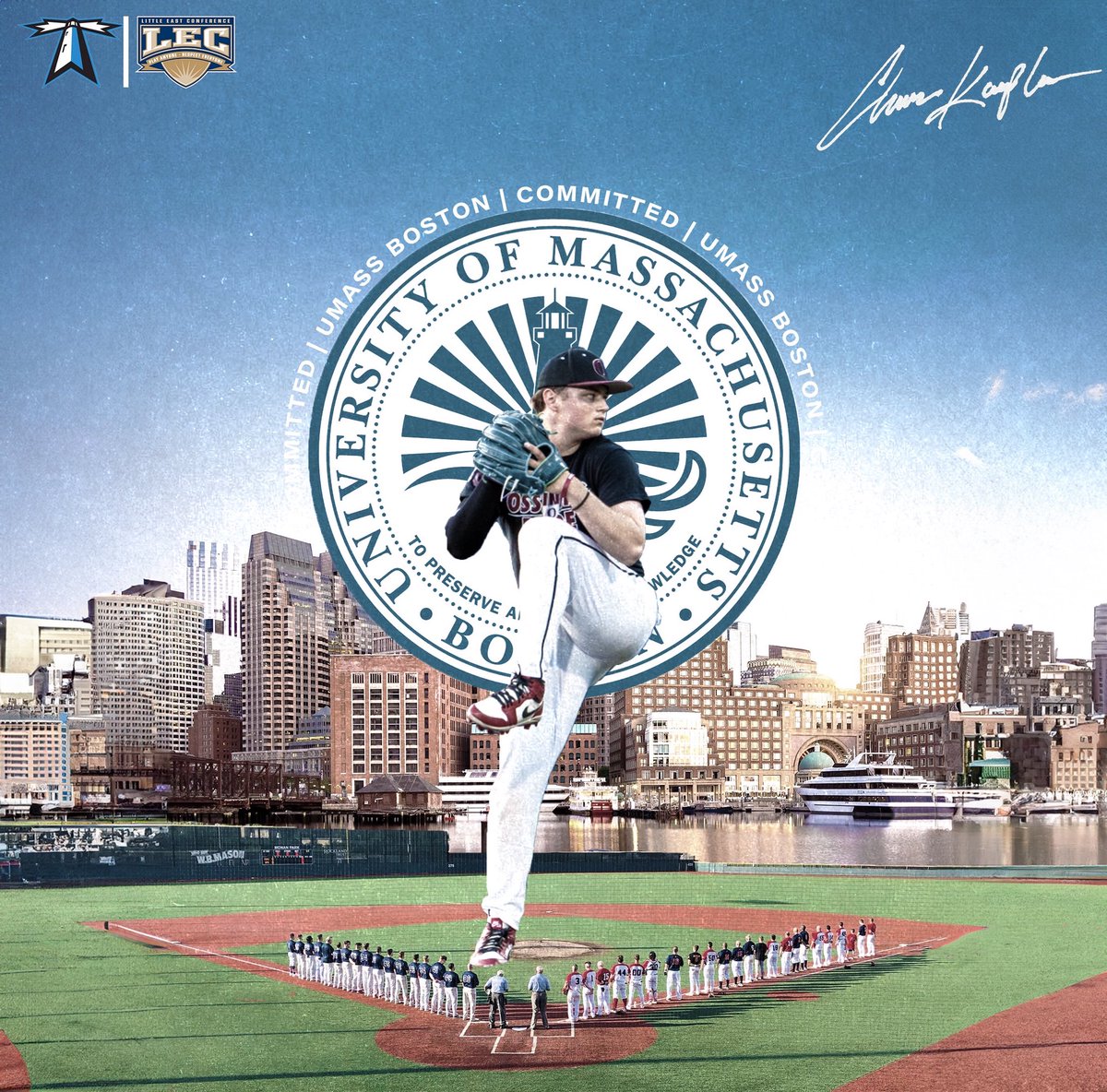 Chasekap08's tweet photo. I am extremely excited to announce my commitment to UMass Boston to further my athletic and academic career. I want to give a special thanks to all of my family, friends and coaches who have helped me along the way, as well as a big thanks to all of the staff @BeaconsBaseball https://t.co/IhMSGO5TdI