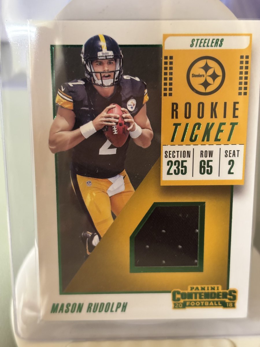 Preseason Game 2 GIVVY!  2 Cards: All Game-Worn or Player-Worn Jersey Patches! Like for Entry is all that is required. RT to give others a chance! #HereWeGo #Steelers