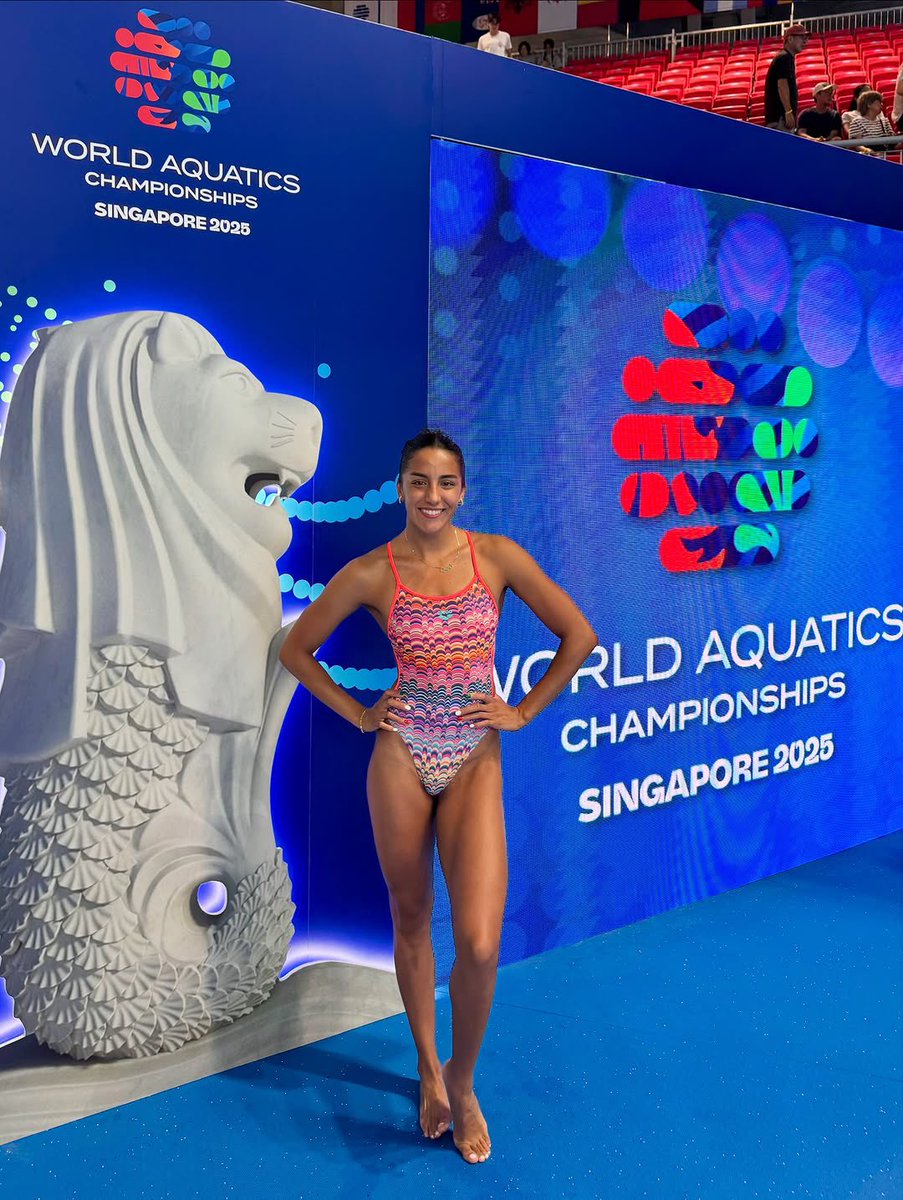 Muchas felicidades a la atleta mexicana Celia Pulido por lograr medalla de oro en 100m dorso en los Juegos Panamericanos Junior 2025. Haber competido en el Mundial de Natación en Singapur fue clave en preparación y experiencia para alcanzar este resultado

#DiplomaciaDeportivaMX