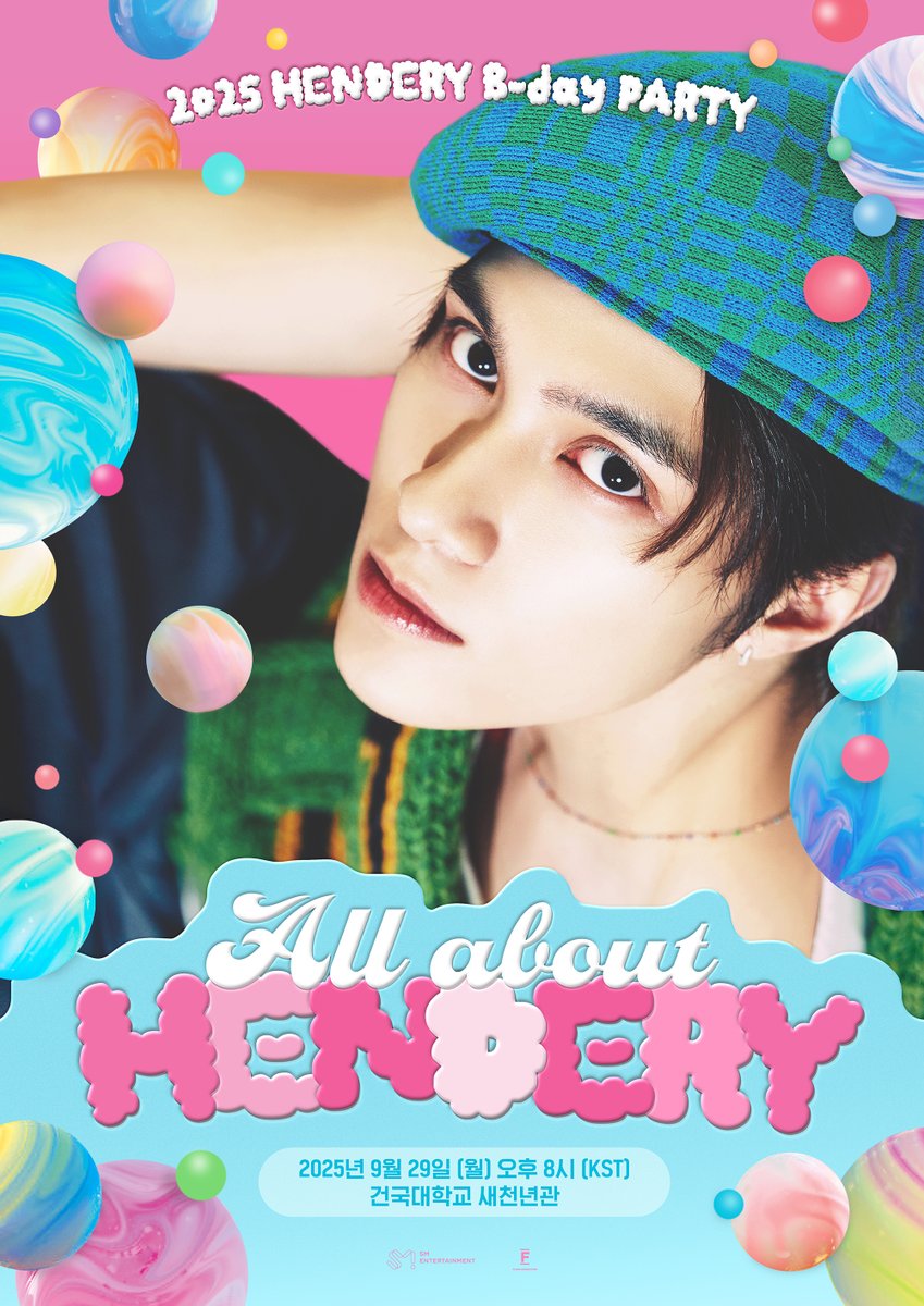 2025 HENDERY B-day PARTY 
[ALL about HENDERY]  

🗓️2025.9.29(MON) 8PM
📍건국대 새천년관

🎫More Info: weverse.io/wayv/notice/29…

#헨드리 #HENDERY #黃冠亨 
#NCT #WayV #威神V
#ALL_about_HENDERY