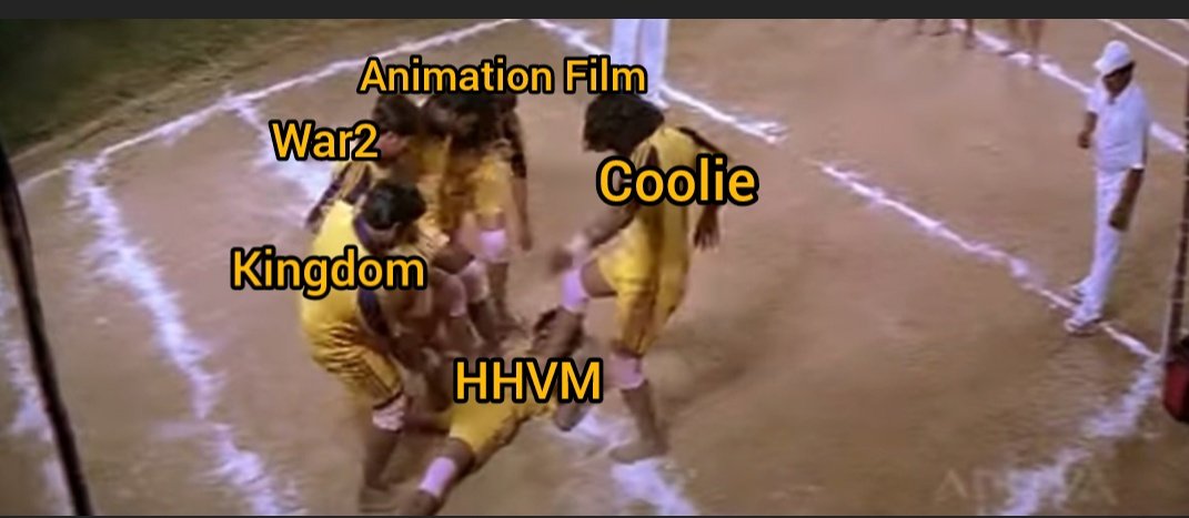 UrsHemanthKiara's tweet image. All Over Situation

Coolie , War2 , Kingdom , Animation Films   Vs #HHVM