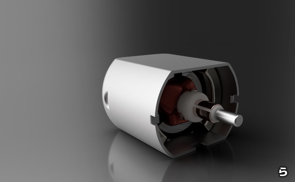 raahgiken13's tweet image. やっぱいい加減なテクスチャだと破綻するな・・

#130モーター
#Fusion360 #Autodesk #fusion #3Dモデリング #cad