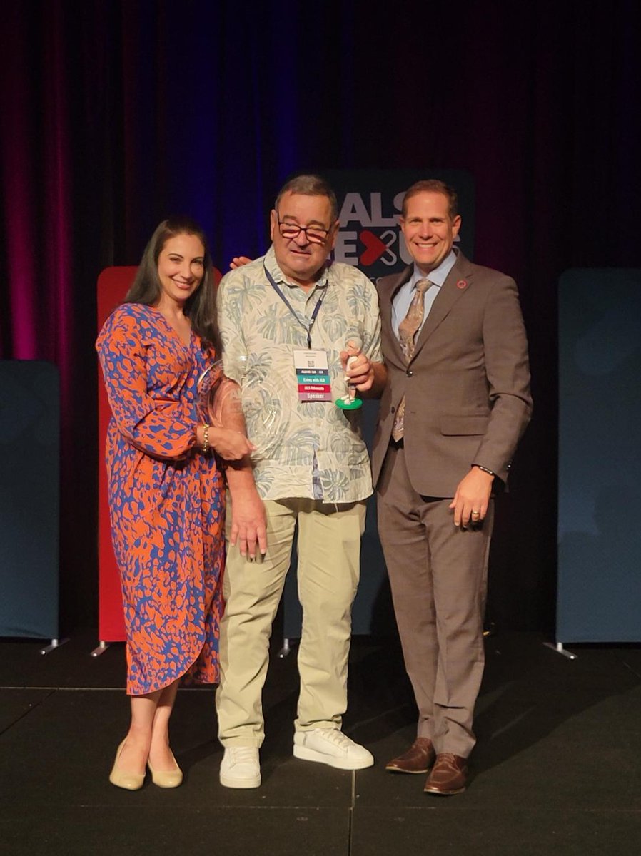 alsassociation's tweet image. Congratulations to our Hero Award winners! We would like to give a huge thank you to Chris Spaulding, Daniel Barvin, Sunny Brous, and Dr. Daragh Heitzman. Your contributions are an inspiration to the ALS community.
#ALSNexus