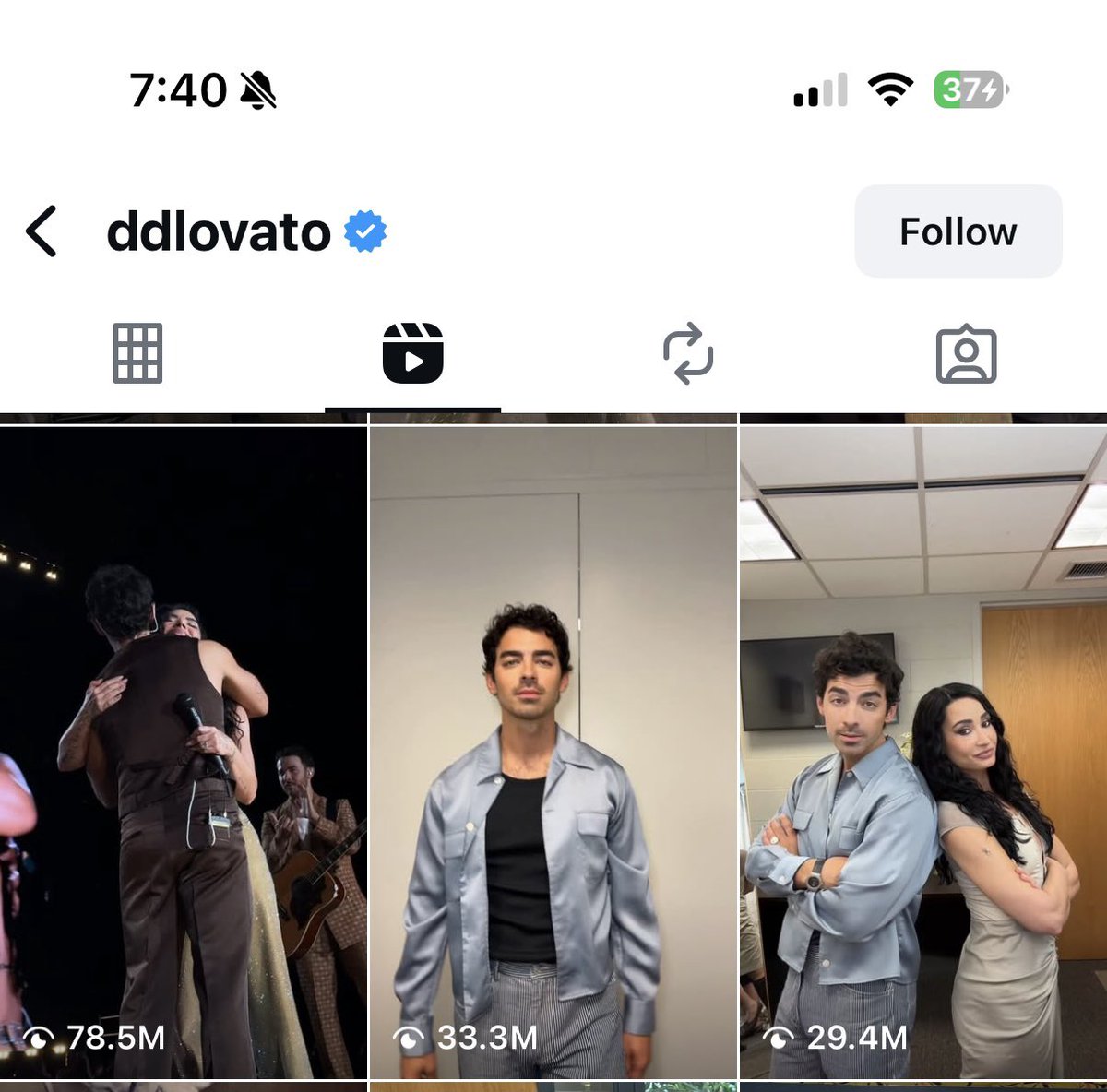 joe and demi's wouldn't change a thing reel having almost 80M views is INSANITY LMAO